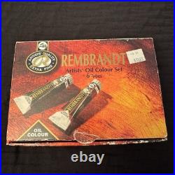 Rembrandt & Van Gogh Oil Colour Box Sets Paint 12 Tubes Artist Art Painter LOOK