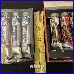 Rembrandt & Van Gogh Oil Colour Box Sets Paint 12 Tubes Artist Art Painter LOOK