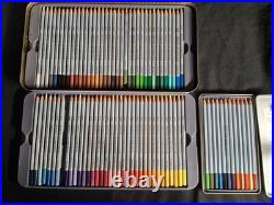 Rexel Derwent 72 Watercolour Pencils in Metal Case 12 Prismacolor Art Crafts Lot