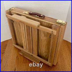 Richeson Concord Table Easel Box with Drawer Folds Compact & Portable EUC