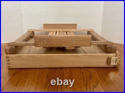 Richeson Concord Table Easel Box with Drawer Folds Compact & Portable EUC