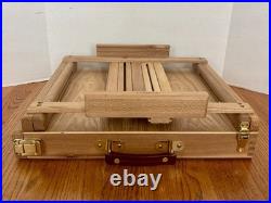 Richeson Concord Table Easel Box with Drawer Folds Compact & Portable EUC