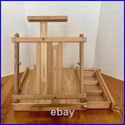 Richeson Concord Table Easel Box with Drawer Folds Compact & Portable EUC