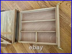 Richeson Concord Table Easel Box with Drawer Folds Compact & Portable EUC