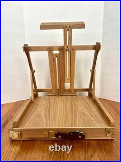 Richeson Concord Table Easel Box with Drawer Folds Compact & Portable EUC