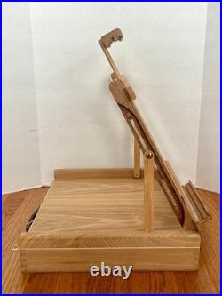 Richeson Concord Table Easel Box with Drawer Folds Compact & Portable EUC