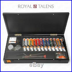 Royal Talens Cobra Artist Water Mixable Oil Art Set in Premium Black Gift Box