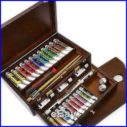 Royal Talens Rembrandt Oil Colour Box Master Gold Edition in Wooden Chest