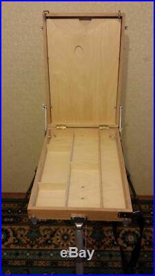 Russian Easel Wooden Sketch Box Portable Art Paint Podolsk Big size tripod