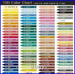 SAKURA COUPY PENCIL 100 Color Black Package Edition FY100A 100th anniversary JP