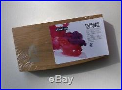 SCHMINCKE Horadam Pan Set in Oak Wood Gift Box Limited Edition Watercolor Set