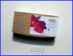 SCHMINCKE Horadam Watercolor Pan Set in Oak Wood Gift Box Limited Edition Set