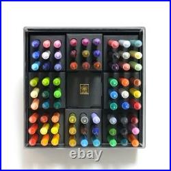 Sakura Crepas Colored Pencil Coupy Pencil Cube Box 72 Colors Black FY72BOX-WH