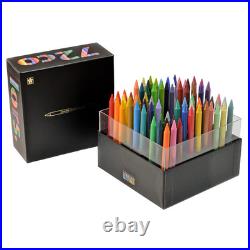 Sakura Crepas color pencil COUPY pencil Cubebox 72color black FY72BOX-BK one siz