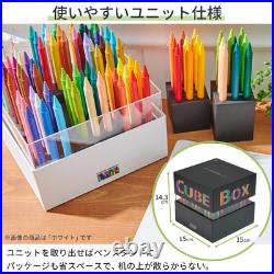 Sakura Crepas color pencil COUPY pencil Cubebox 72color black FY72BOX-BK one siz