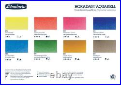 Schmincke Horadam Aquarell Half-Pan Paint Metal Set with Water Container, Set