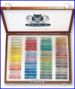 Schmincke Soft Pastel Set 60 Colours Wooden Presentation Box Set