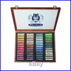 Schmincke Soft Pastels Wood Box Set of 60 Colors Multi Purpose NEW