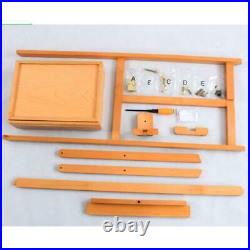 School Art Supply Portable Artist Studio Wood H-Frame Easel Drawers Paint Box