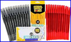 School Supply Box Elementary Writing Bundle 51 Pc Kit