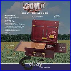 Scout Pochade Box for Plein Air Painting Easel with Storage, Lightweight &