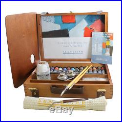 Sennelier Artist Oils Wood Box Set Of 12 40Ml