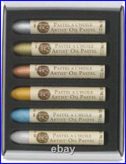 Sennelier Cardboard Oil Pastel Set, 48 Count (Pack of 1), Multicolor