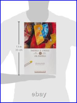 Sennelier Cardboard Oil Pastel Set, 48 Count (Pack of 1), Multicolor