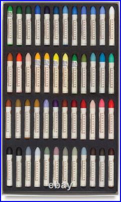 Sennelier Cardboard Oil Pastel Set, 48 Count (Pack of 1), Multicolor