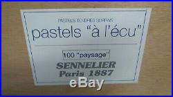 Sennelier French Soft Pastels 100 pc. Landscape Set in Wood Box