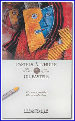 Sennelier Oil Pastels Cardboard Box Set of 48 Standard Assorted Colors
