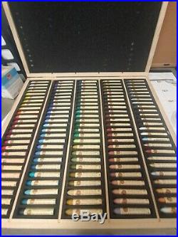 Sennelier Oil Pastels Set Of 120, Wooden Box Set, Artist Quality N132518.120