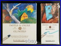 Sennelier Oil Pastels Wood Box + Bonus Oil Pad, Soft Pastel Card & Shapers