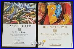 Sennelier Oil Pastels Wood Box + Bonus Oil Pad, Soft Pastel Card & Shapers