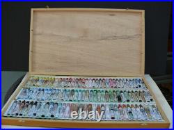 Sennelier Oil Pastels Wooden Box Set of 100 (Used)