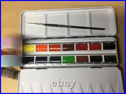 Sennelier Watercolor Metal Tin Set, + Winsor & Newton Assorted Colors