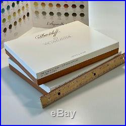 Sennelier Watercolor Set. 98 Full Pan Lot in Wood Boxes Complete Color Range