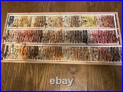 Sennelier extra soft pastels Used set of 524 in wooden box