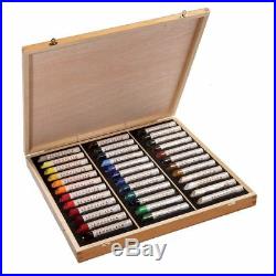 Sennelier oil stick artists quality paint wooden box set 36 sticks 38ml