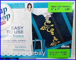 Snap Hoop Monster Magnetic Frame Embroidery Hoop 5 x 7, LM1 NEW OPEN BOX