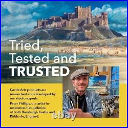 Soft Core 120 Colored Pencils in Durable Zipper Case Perfect for Professionals