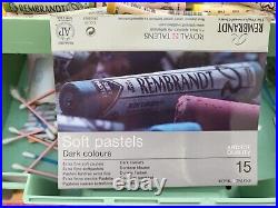 Soft artists pastels collection Unison Rembrandt Art Spectrum + Storage Box 80+