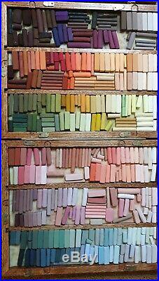 Soft pastels Handmade large studio box Unison, Terry Ludwig, Gerault