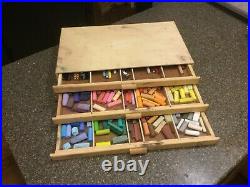 Soft pastels with box, artist quality, Rembrandt, Terry Ludwig, Unison