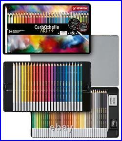 Stabilo CarbOthello 60-piece Pastel Set in Pencil Metal Box New other
