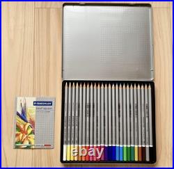 Staedtler Karat Watercolor Pencils 24 colors Used with box