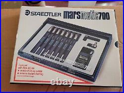 Staedtler Marsmatic 700 7 Pens Ink Technical Drawing Set Mars Matic New in Box
