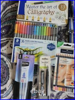 Steadtler & Faber Castell Pens & Markers 11 Packs New In Box