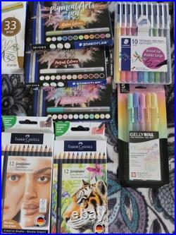 Steadtler & Faber Castell Pens & Markers 11 Packs New In Box