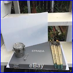Strada Easel Pochade box Pleinair Painting Aluminum with accessories